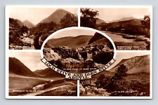 RPPC Glens of Loch Etive and Glen Etive Argyll Scotland Real Photo Postcard picture