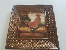 Rooster Decorative Plate Wall Decor Chicken Kitchen picture