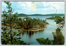Suomi Lake Finland Islands Finnish Finland Vintage Postcard Continental picture