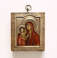 Antiques, Orthodox, Russian icon: Kazan Mother of God. picture