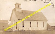 Powell PA Bradford County Methodist Episcopal Church postally unused RPPC c1908 picture