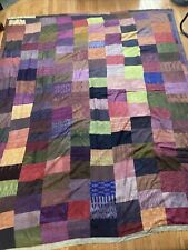 Indian Patch Work Silk Quilt picture