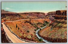 Taos, New Mexico NM - Taos Gorge on Scenic Highway - Vintage Postcard - Unposted picture