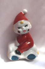 Glazed Clown Car Figure Ceramic VTG Style Collectible Gift Statue Humor picture