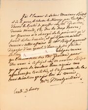 ● L.A.S Comte de MONTGAILLARD (Maurice Rocques, said) Bizet - Gracien - letter picture