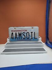 Washington State Vanity License Plate 4 AMSOIL LUBRICANT MT RAINIER Vintage picture
