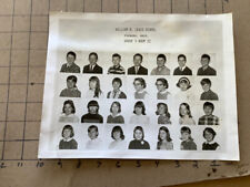 original 1960's William r Lewis School, FOXBORO, MASS, CLASS PHOTO picture