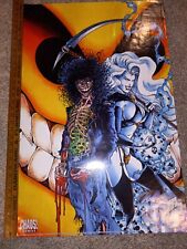 CHAOS COMICS Evil Ernie Gone Wild,with Lady Death-Poster Pulido & Jensen 36×24 picture
