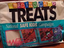 1991 widget TRADING CARD TREATs SAFE KIDS sealed bag 24 PACKS impel nos vtg picture