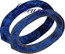 Masonic Collar SOFT BLUE Mason Lodge Velvet Lining Backing Rhinestone picture