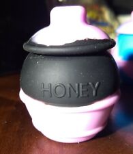 Silicone Honey Pot Non-Stick Container 35ml/1oz Pink/Black picture