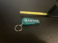 Vintage Marsh Supermarket Keychain Key ring Working Whistle Promotional Item picture