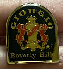 VNTG 1990’s Giorgio Beverly Hills Crest Perfume Advertising Logo Lapel Pin picture