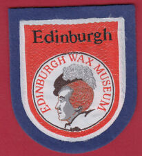 EDINBURGH Wax Museum  -  Vintage Woven Cloth Patch / Badge picture