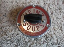Vintage Heinz Soup MARK TIME Kitchen Timer Tested Rare Oven Timer Mounted picture