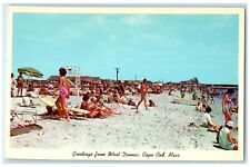 c1960 Greetings From West Dennis Cape Cod Massachusetts Vintage Antique Postcard picture