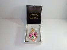 Christopher Radko CUPID'S SURPRISE Blown Glass Ornament New Valentine's Day Gift picture