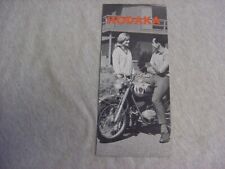 Vintage  Early Hodaka 90cc motorcycle  brochure mid 1960's picture