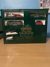 the heritage village collection village express train and track set NIB picture