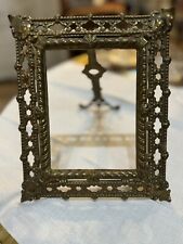 2 Antique Brass Picture Frames Victorian picture