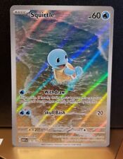 Pokemon TCG Card Squirtle 170/165 Illustration Full Art Scarlet & Violet 151 NM picture
