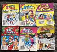 Lot of 6 Archie, Betty & Veronica Jumbo World of Archie Double Digest Comics picture