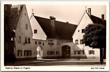 Augsburg Eingang Zur Fuggerei Germany Real Photo RPPC Postcard picture