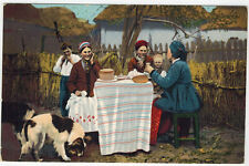 Meeting of Relatives, Ukrainian Types #112, Ukraine, 1910s picture