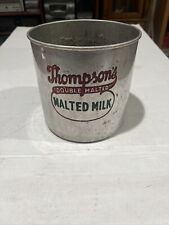 Vintage Thompson's Malted Milk Container picture