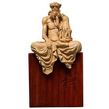 Huaneng Seated Statue Of Daruma Daishi Luxury Natural Boxwood #KU0861 picture