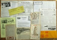 C W Parker Carousel Amusement Devices 1920s Letterhead and Advertising 12 Pieces picture
