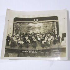 Vintage Storms School Of Music B&W Photo May 1930 Student Concert picture