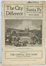 The Different City – A Descriptive Guide to Santa Fe & Vicinity w/ Maps 1920s picture