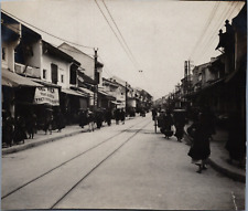 Vietnam, Hanoi, Rue du Riz, Vintage Print, ca.1900 Vintage Print D picture