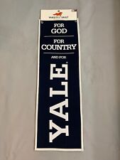 Varsity Vault 2021 Yale University Pennant - For God For Country And For Yale picture