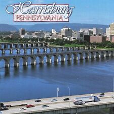 Postcard PA Harrisburg Pennsylvania John Harris Bridge I-83 Susquehanna River picture