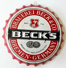 Beck's German Beer Vintage Novelty 13.75