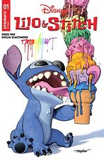 LILO & STITCH #1 Mike Mayhew Studio Variant Cover A Trade Rainbow Drip Sig w/COA picture