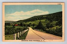 Westfield NY-New York, General Greetings Road, Antique, Vintage Postcard picture