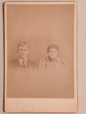 Antique Cabinet Card- Couple Lewis Yost Glen Rock, PA picture