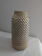 Large Gold Vase with textured detail picture