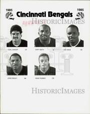 1985 Press Photo Cincinnati Bengals football team members - lra41039 picture