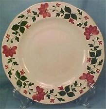 Antique Adams Rose Plate Staffordshire Soft Paste Red Green A Beauty picture