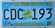 US VIRGIN ISLANDS - ST CROIX - CARIBBEAN ISLAND license plate  2005  RANDOM NMBR picture