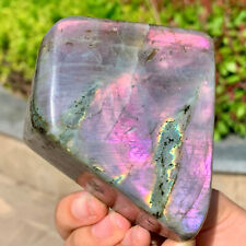 445G Natural Colorful Labrador Crystal Polished Mineral Reiki Specimen gift picture