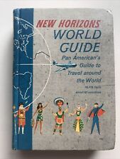 1957 PAN AM Airline New Horizons USA Travel Guide Book picture