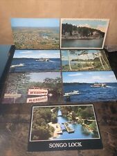 Maine Usa Vintage Post Cards Various Scenes￼￼ 7 Total At. Croix Paper Mill Etc picture