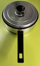 Very Old Vintage Aluminum 1-1.5qt Pot w/matching Lid In Really Good Condition picture