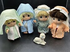 Vintage Precious Moments Enesco Hi Babies Collection Xmas Nativity Set, 5 Pc picture