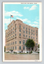 Postcard Elks Club Building in Fort Worth Texas, Vintage M12 picture